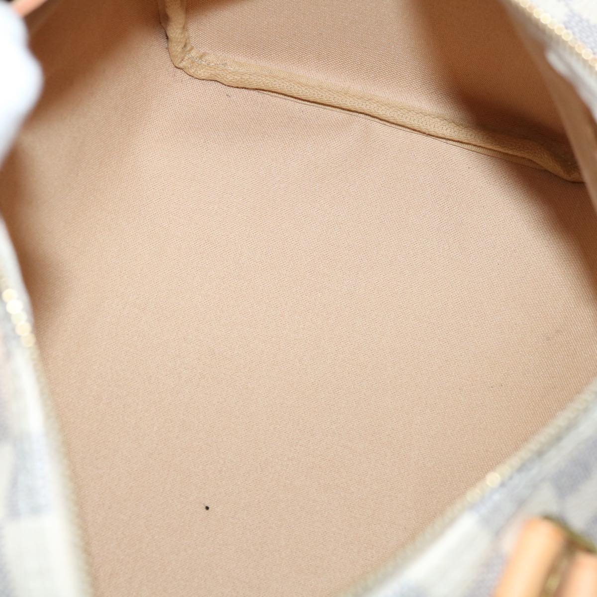 Louis Vuitton Speedy 30 White Canvas Handbag