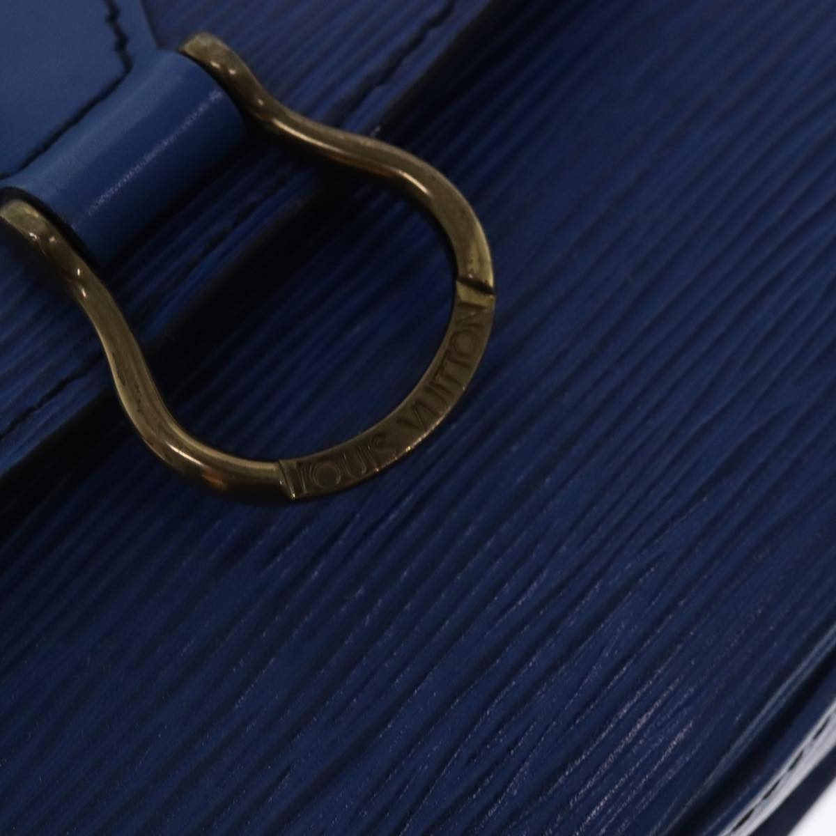 Louis Vuitton Saint Cloud Blue Leather Shoulder Bag