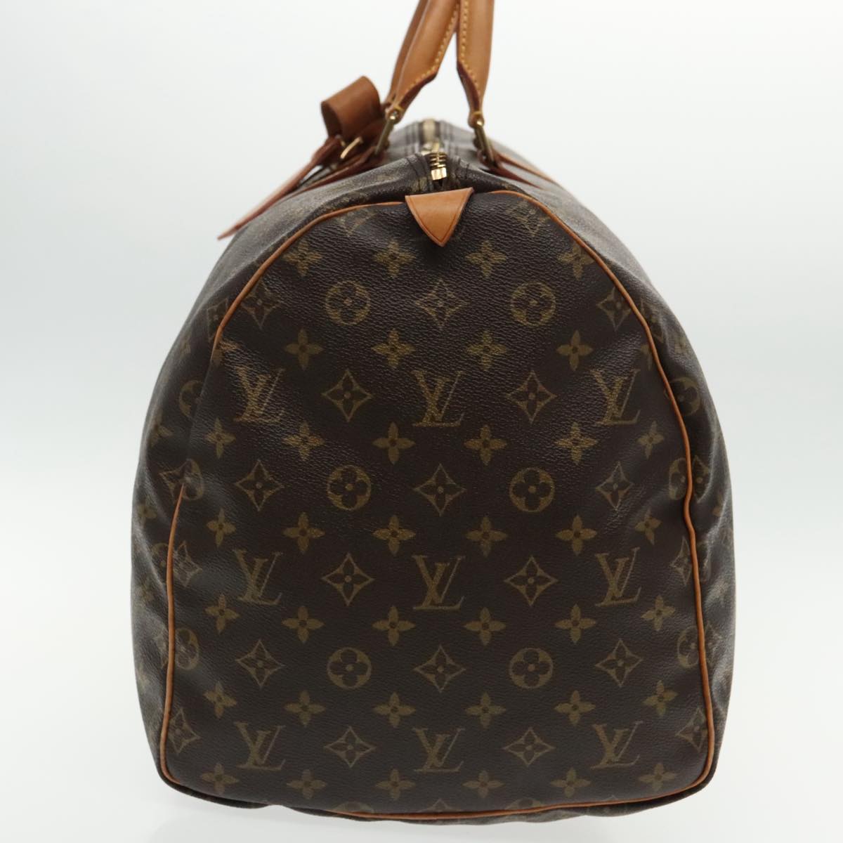 Louis Vuitton Keepall 55 Brown Canvas Travel Bag