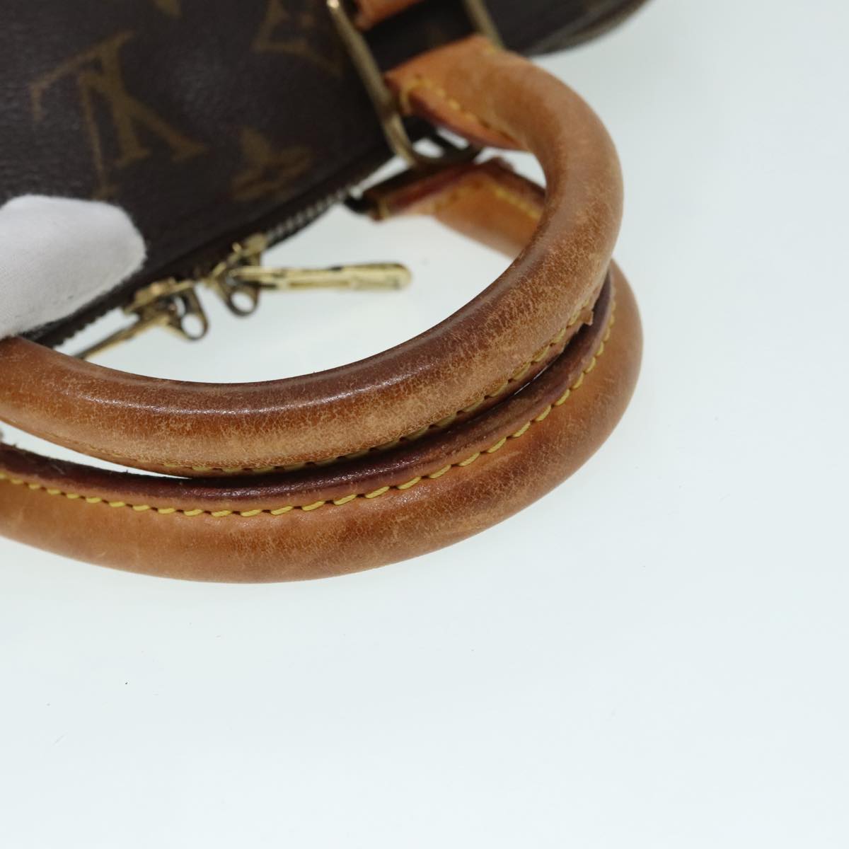 Louis Vuitton Alma Brown Canvas Handbag