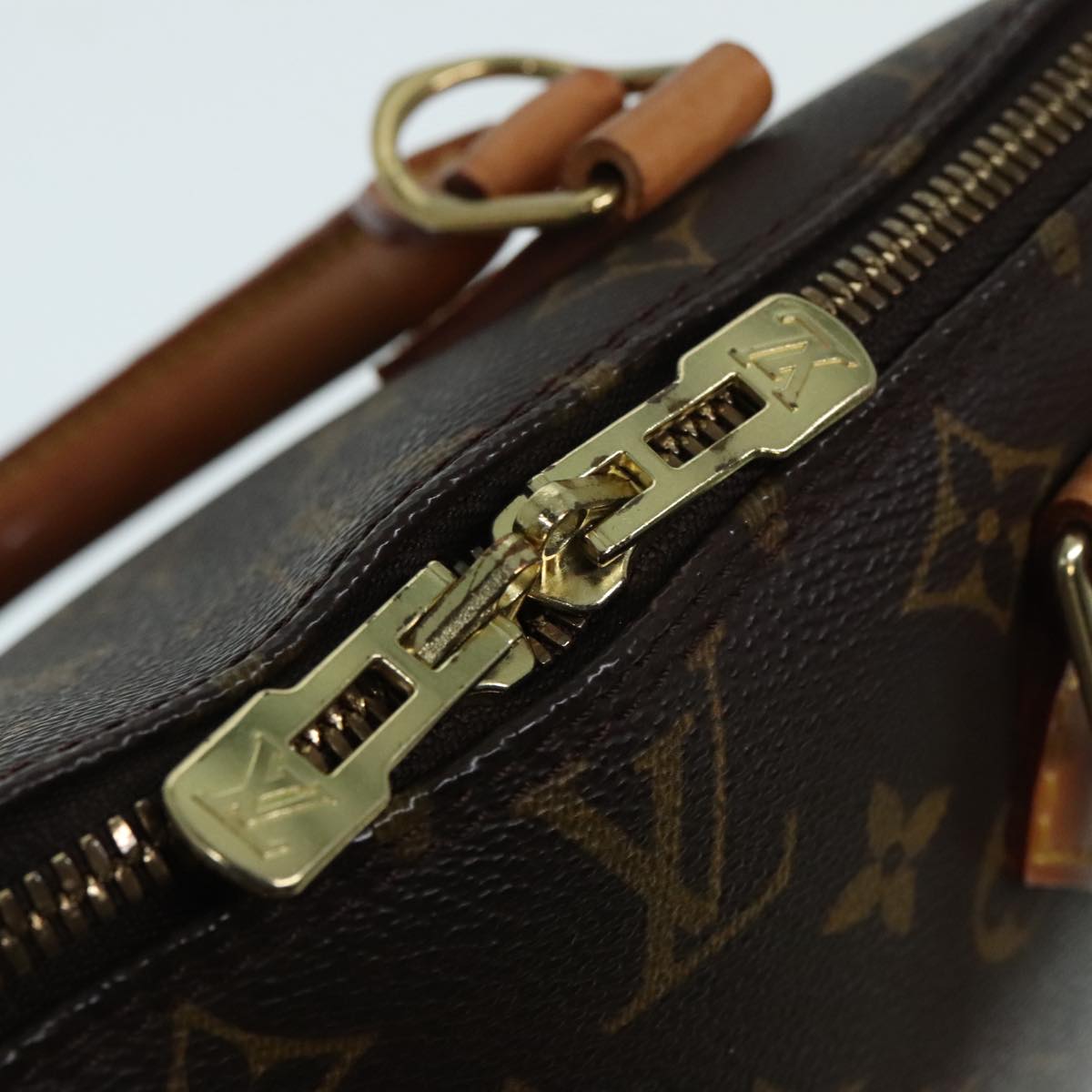 Louis Vuitton Alma Brown Canvas Handbag