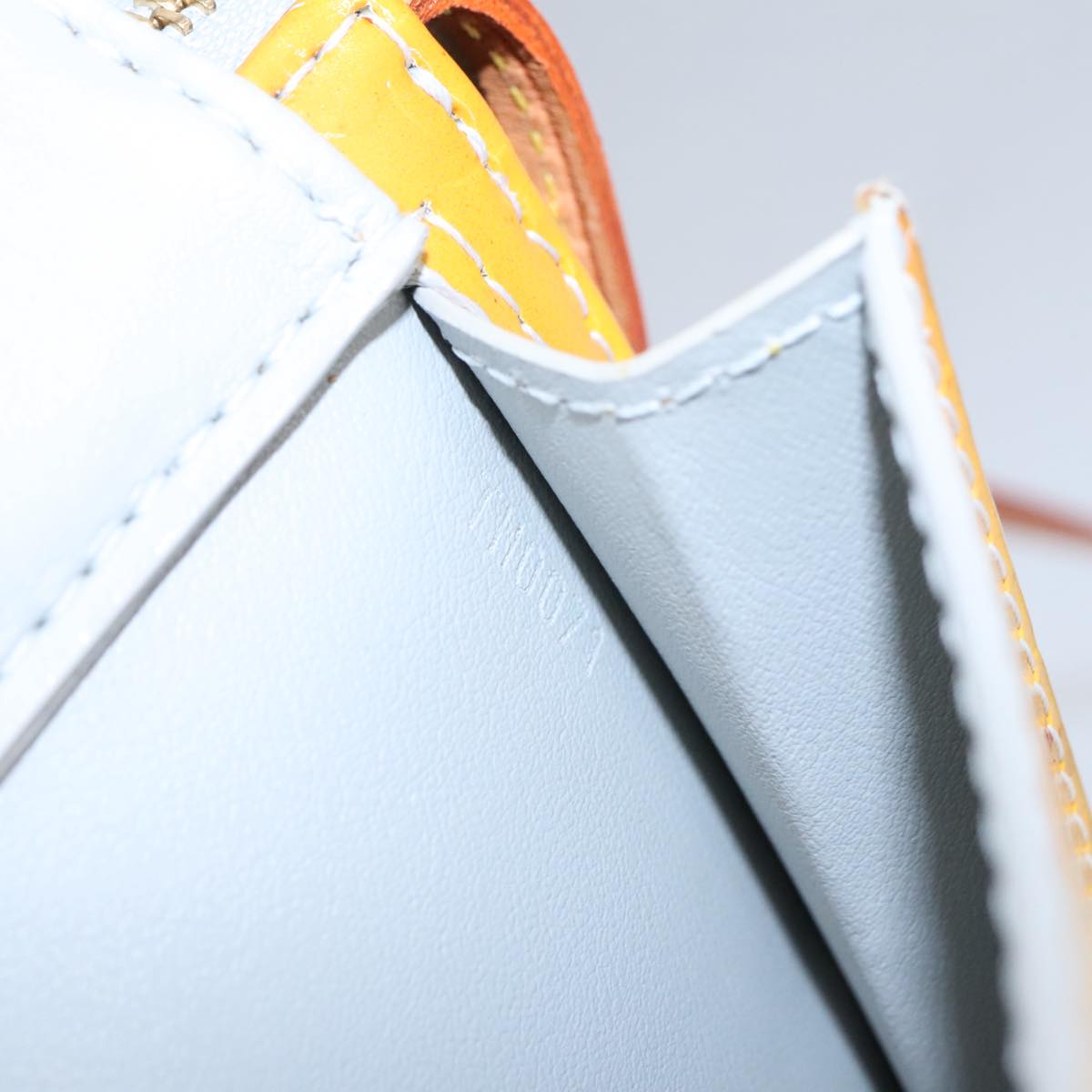 Louis Vuitton Mott Yellow Patent Leather Shoulder Bag