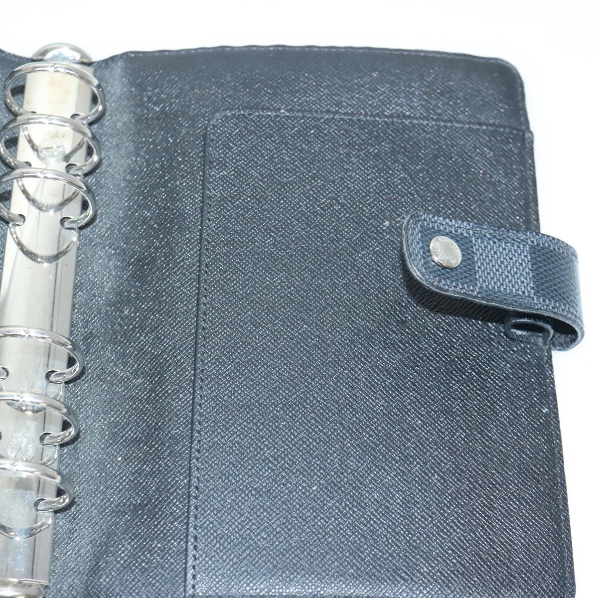 Louis Vuitton Agenda Cover Grey Canvas Wallet