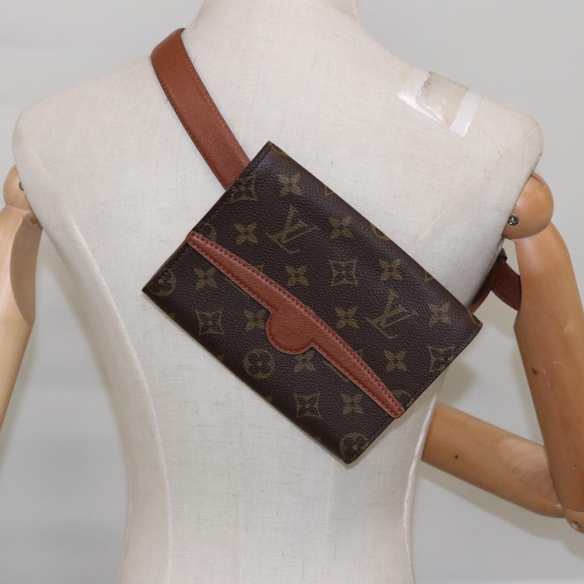 Louis Vuitton Arche Brown Canvas Shoulder Bag