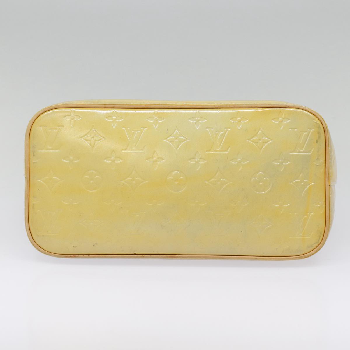 Louis Vuitton Houston Yellow Patent Leather Handbag