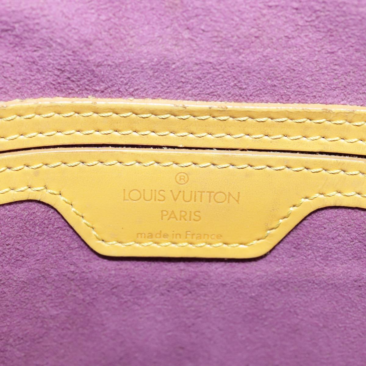 Louis Vuitton Gobelins Yellow Leather Backpack Bag