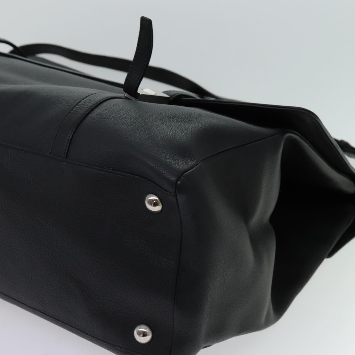 Gucci Jackie Black Leather Travel Bag
