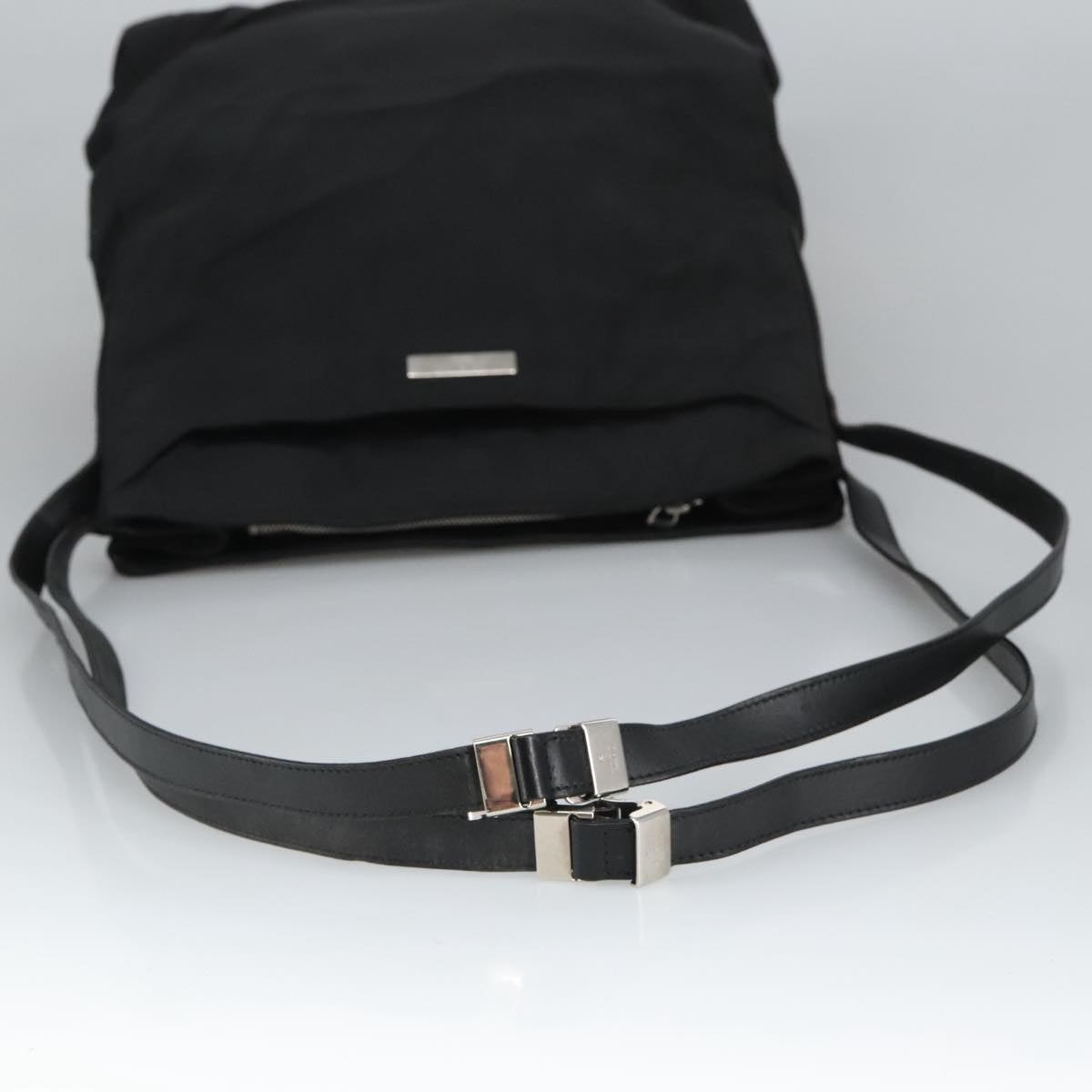 Gucci Black Canvas Shoulder Bag