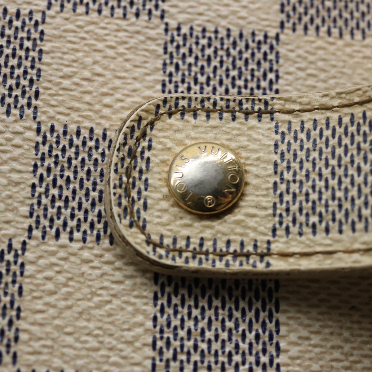 Louis Vuitton Agenda Mm White Canvas Wallet