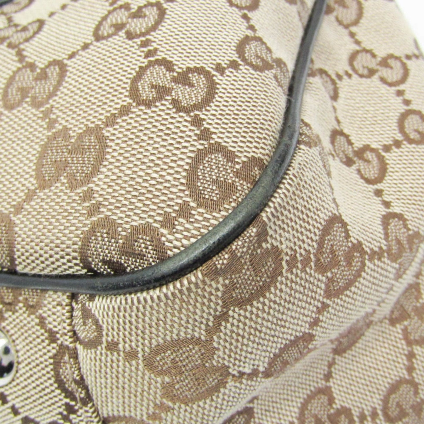 Gucci Gg Twins Beige Canvas Tote Bag