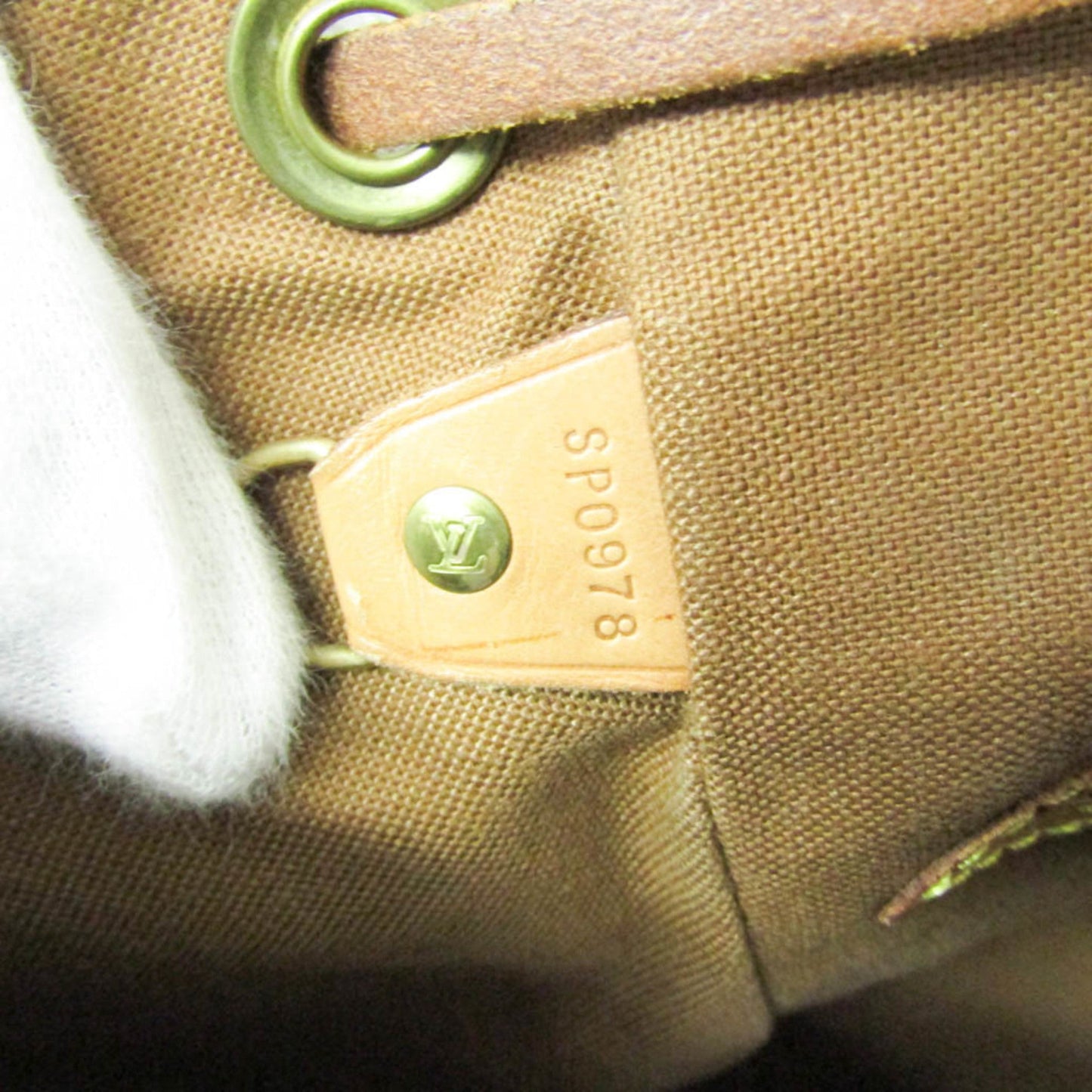 Louis Vuitton Montsouris Mm Brown Canvas Backpack Bag