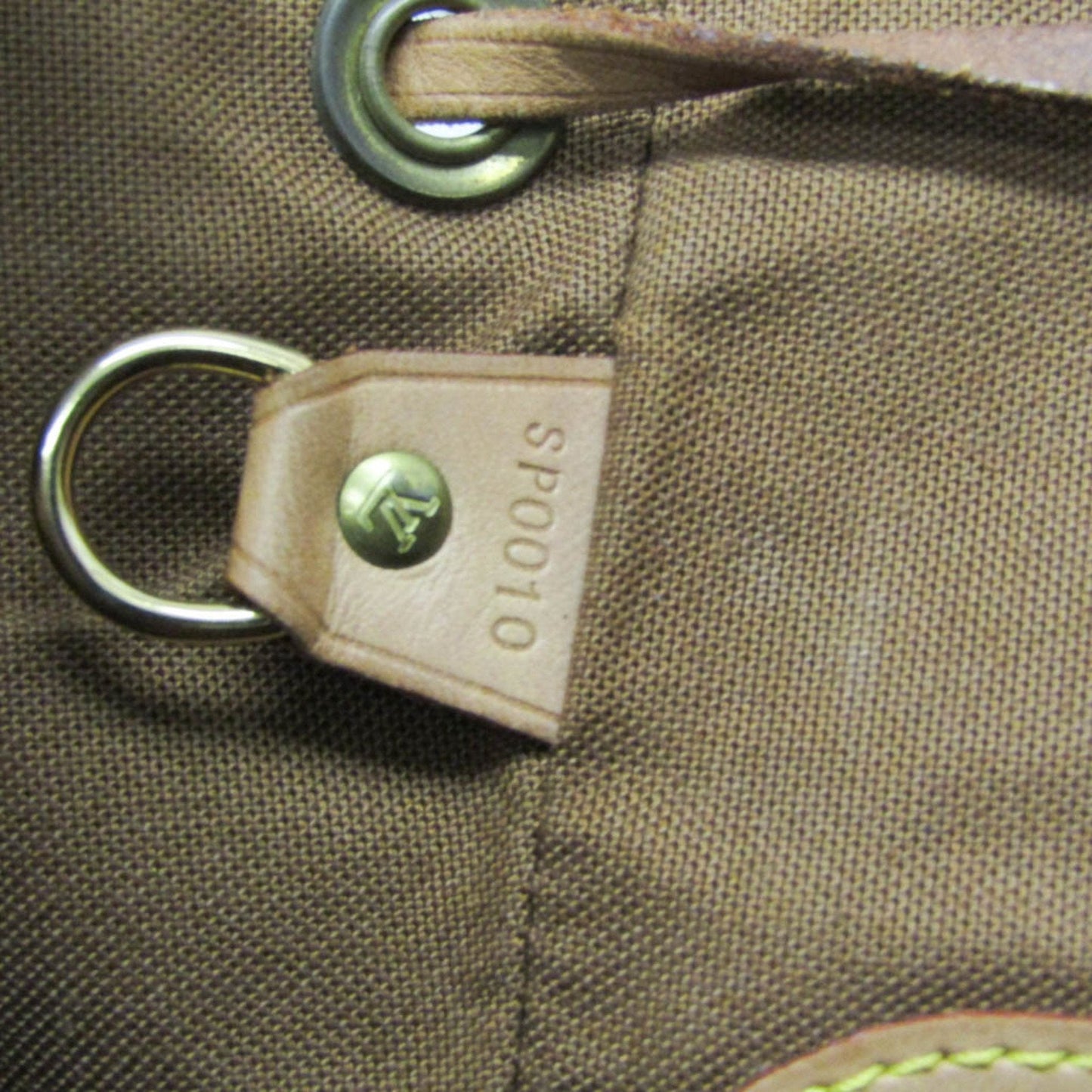 Louis Vuitton Montsouris Mm Brown Canvas Backpack Bag