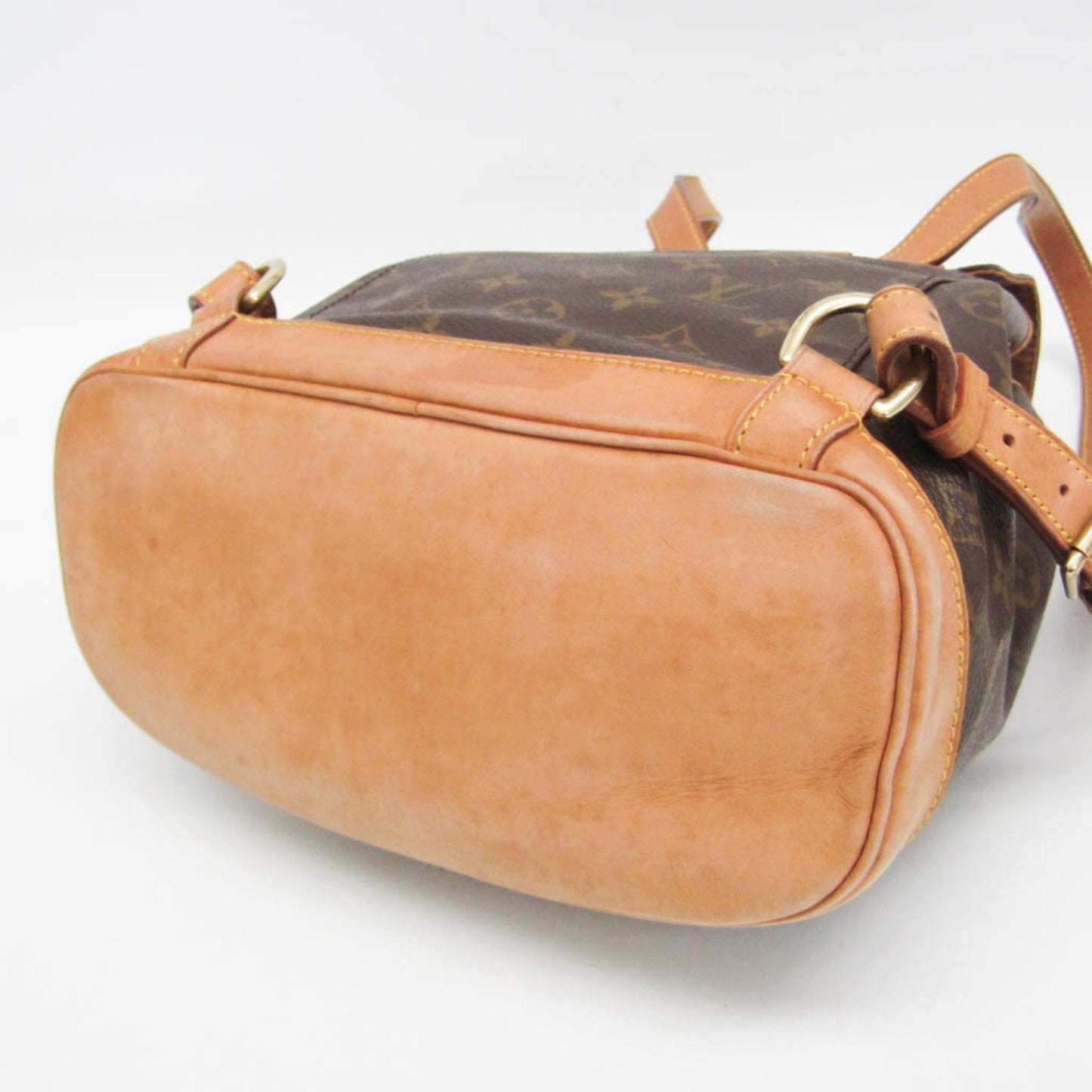 Louis Vuitton Montsouris Mm Brown Canvas Backpack Bag