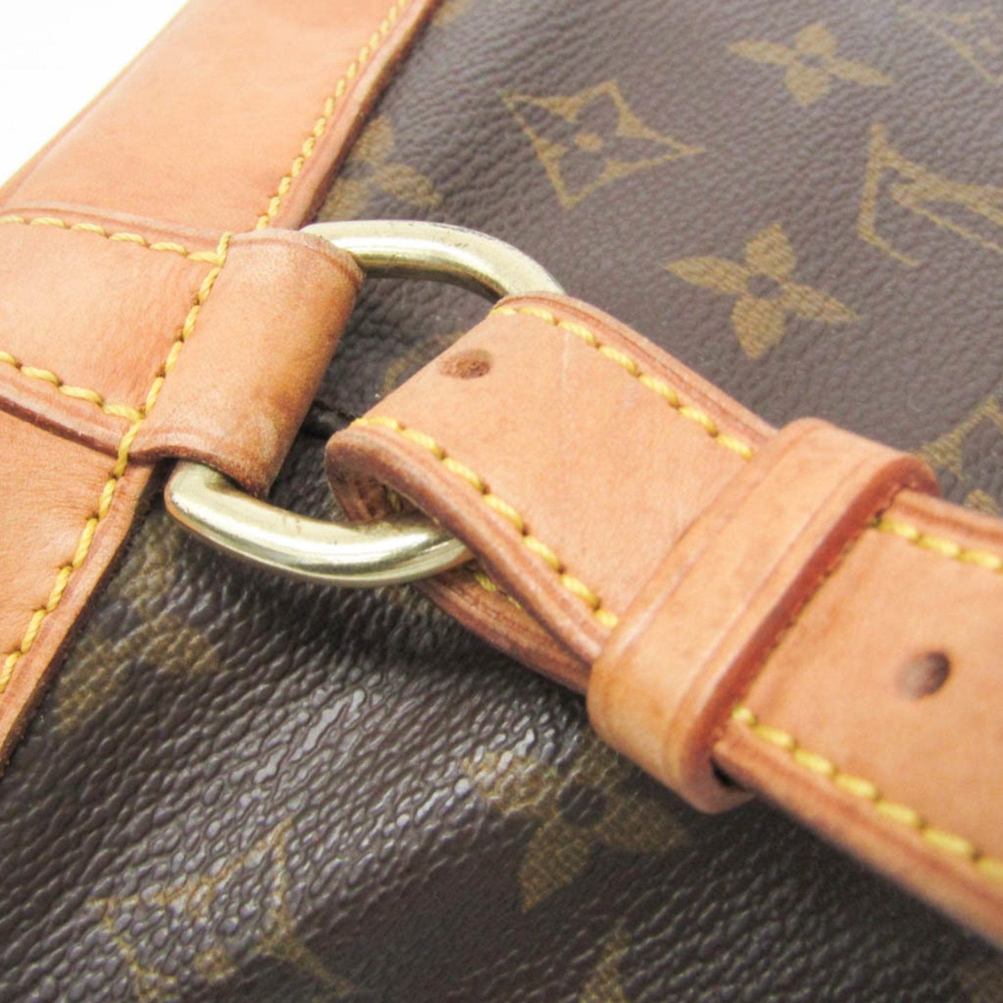 Louis Vuitton Montsouris Mm Brown Canvas Backpack Bag