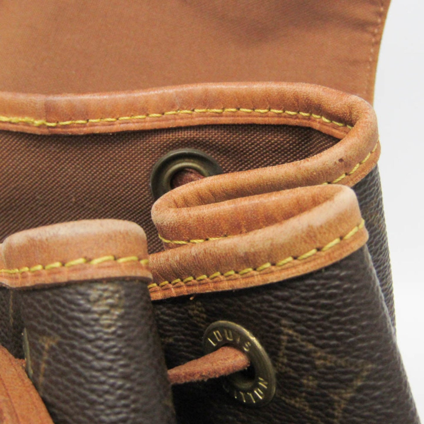 Louis Vuitton Montsouris Mm Brown Canvas Backpack Bag