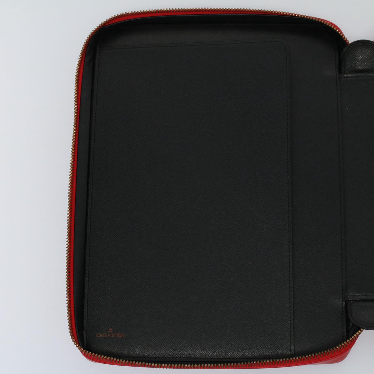 Louis Vuitton Agenda Cover Red Leather Wallet