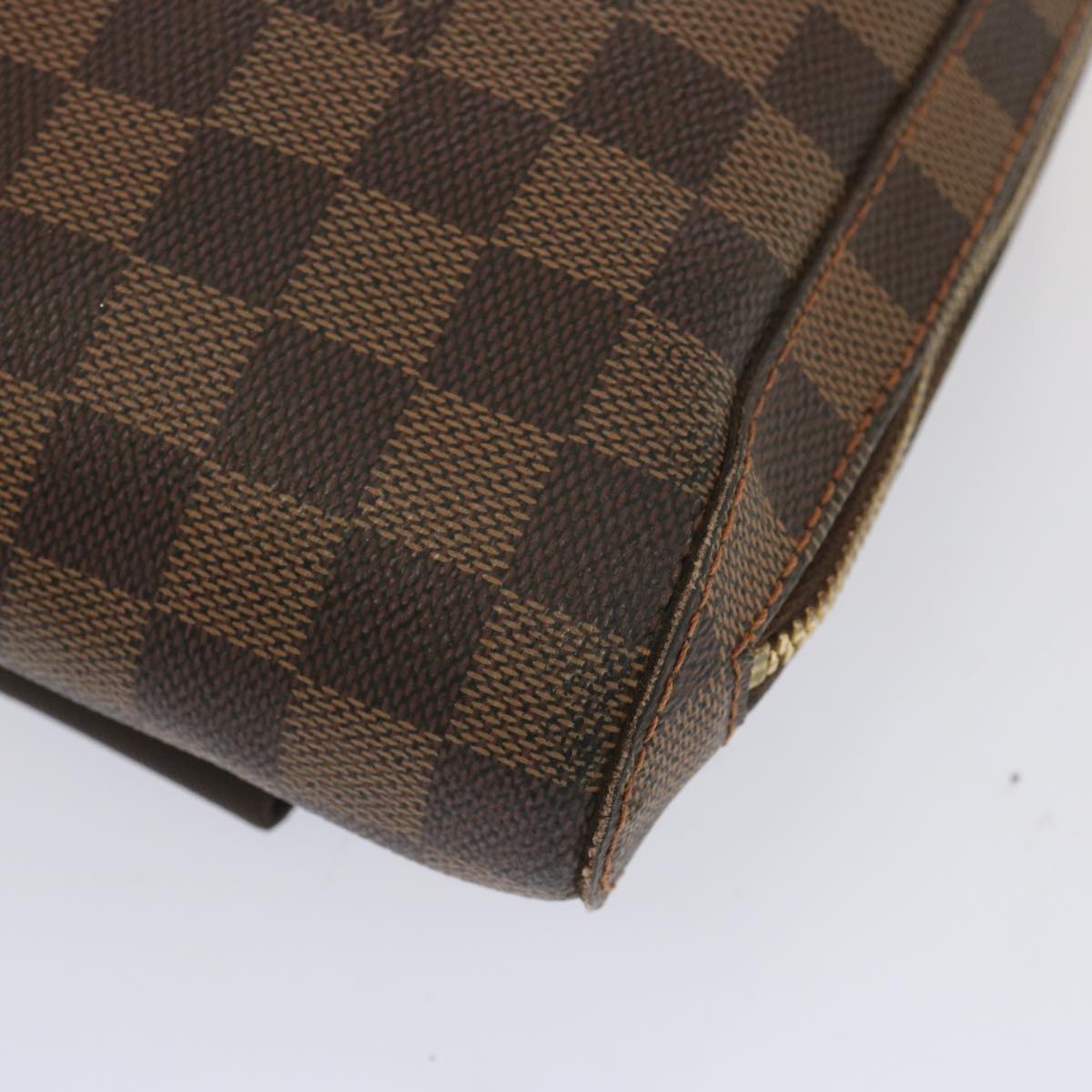 Louis Vuitton Geronimos Brown Canvas Shoulder Bag