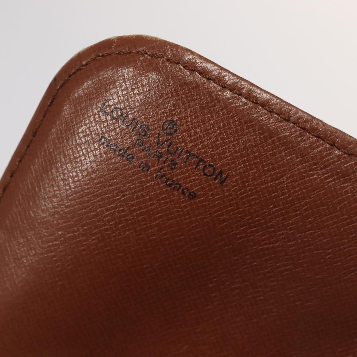 Louis Vuitton Cartouchière Brown Canvas Shoulder Bag