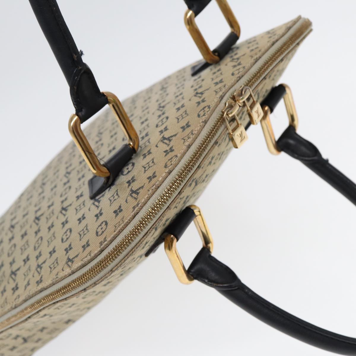 Louis Vuitton Alma Blue Canvas Handbag