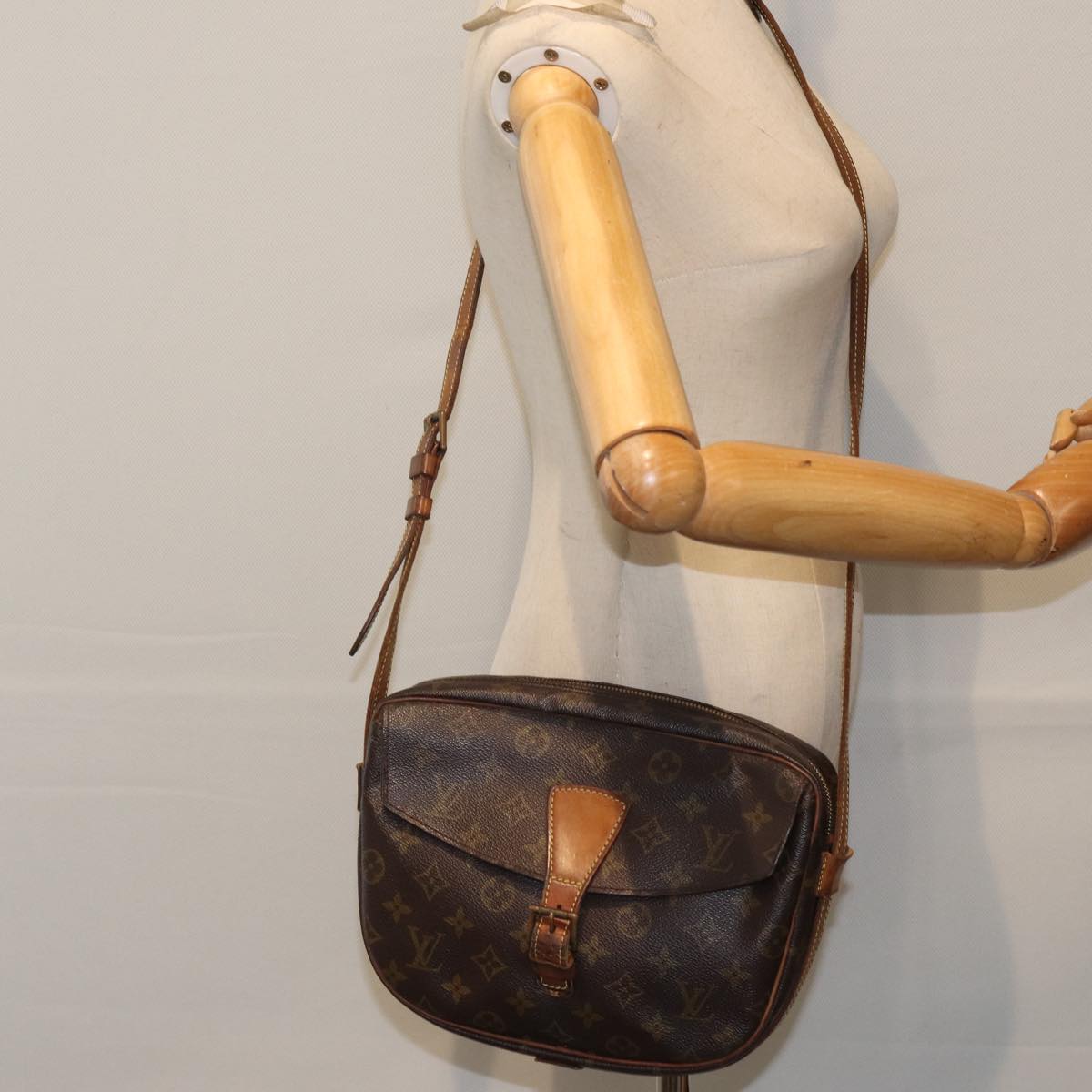 Louis Vuitton Jeune Fille Brown Canvas Shoulder Bag