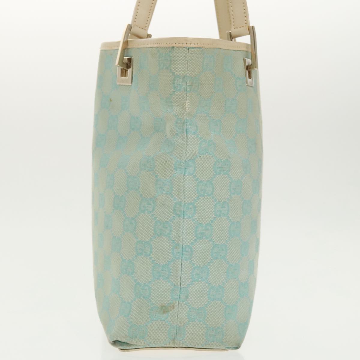 Gucci Blue Canvas Tote Bag
