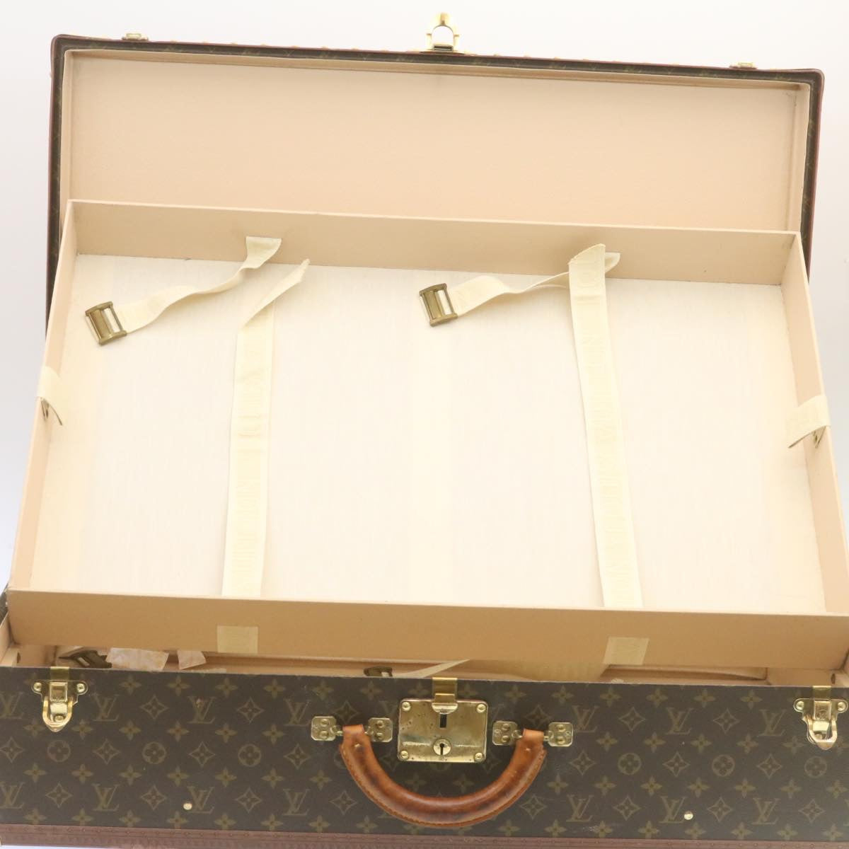 Louis Vuitton Alzer Brown Canvas Travel Bag