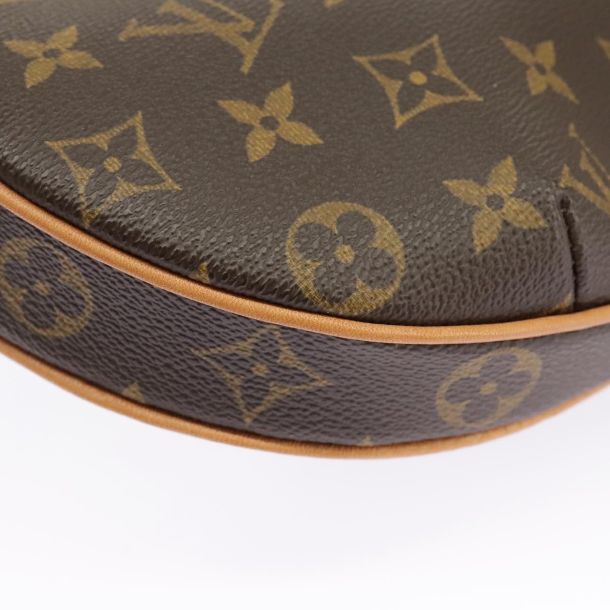 Louis Vuitton Croissant Brown Canvas Shoulder Bag