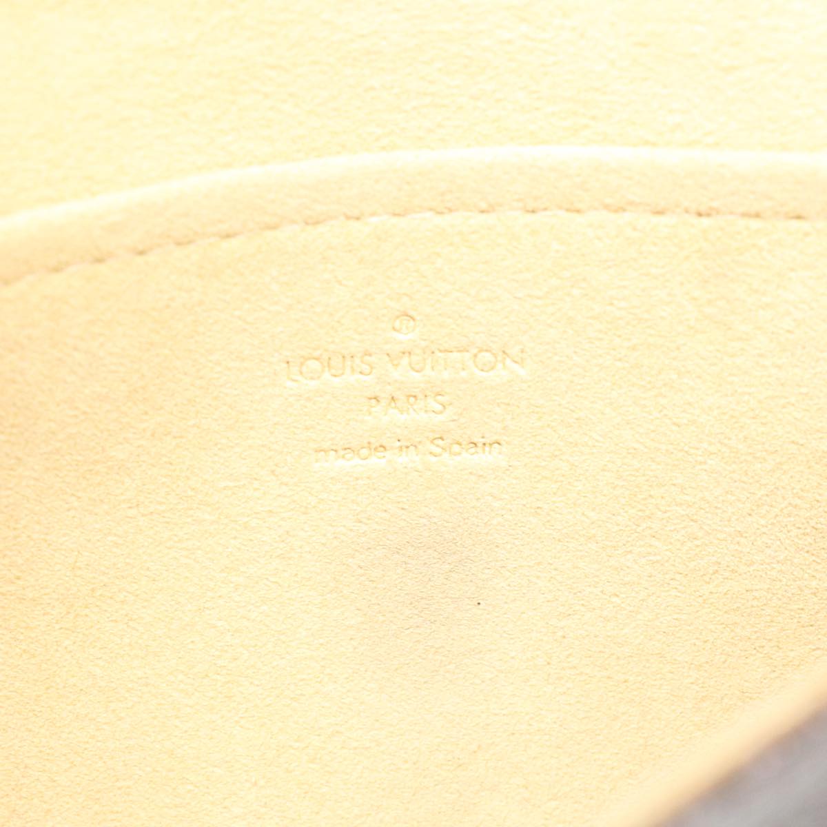 Louis Vuitton Twin Brown Canvas Clutch Bag