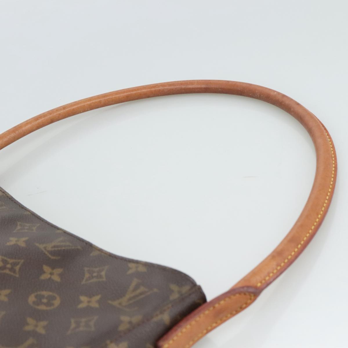 Louis Vuitton Looping Gm Brown Canvas Shoulder Bag