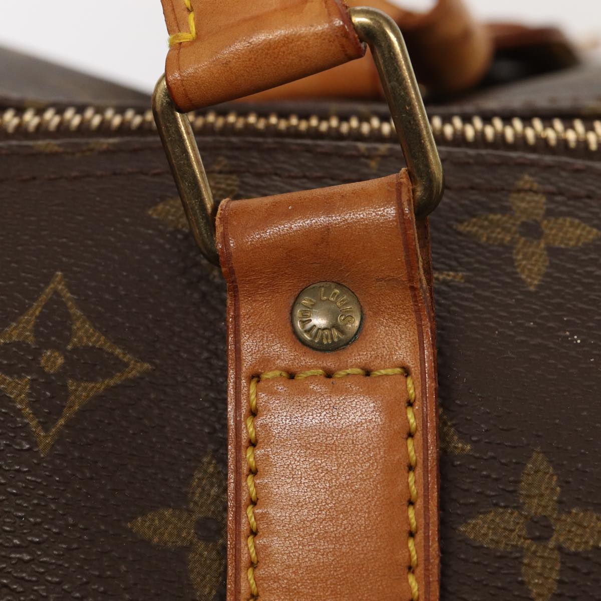 Louis Vuitton Keepall 60 Brown Canvas Travel Bag
