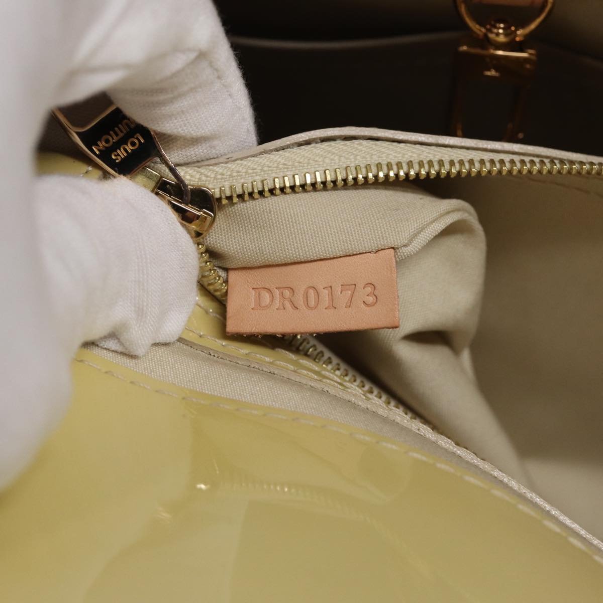 Louis Vuitton Catalina Yellow Patent Leather Tote Bag