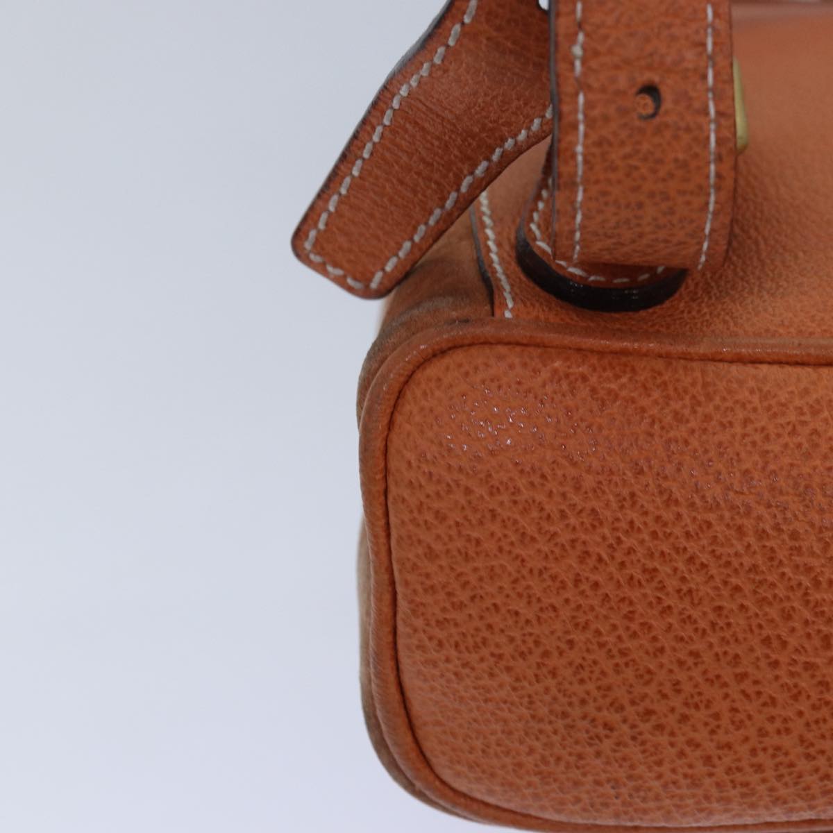Gucci Bamboo Orange Suede Backpack Bag
