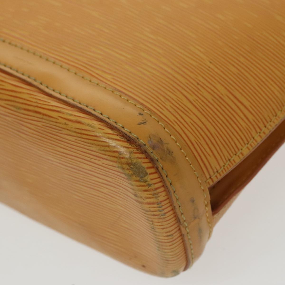 Louis Vuitton Lussac Yellow Leather Shoulder Bag