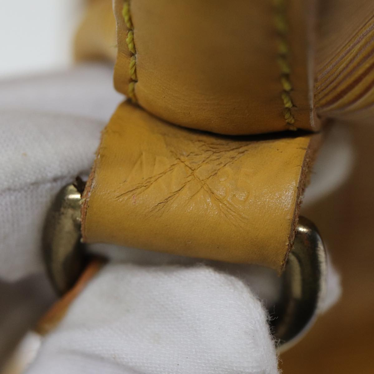 Louis Vuitton Noe Yellow Leather Shoulder Bag