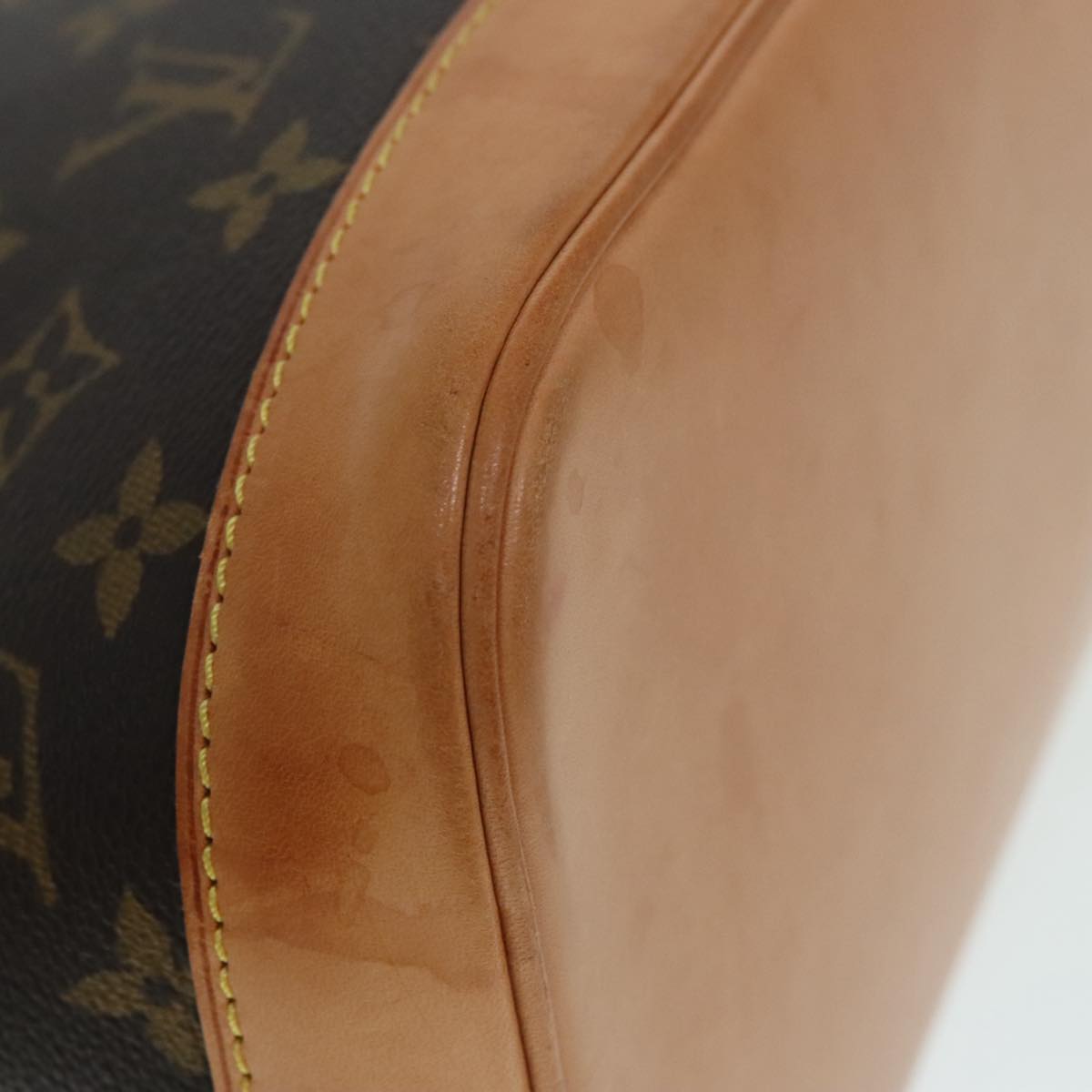 Louis Vuitton Alma Brown Canvas Handbag
