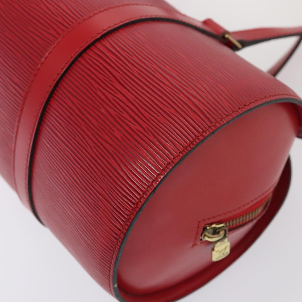 Louis Vuitton Soufflot Red Leather Handbag