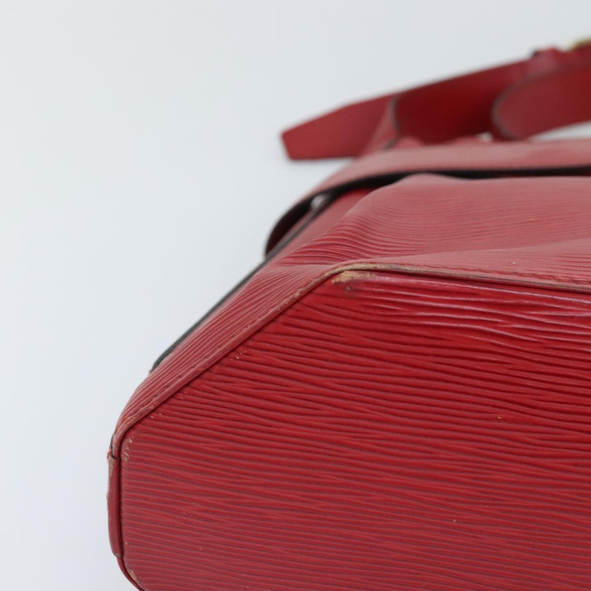 Louis Vuitton Sac D'épaule Red Leather Shoulder Bag