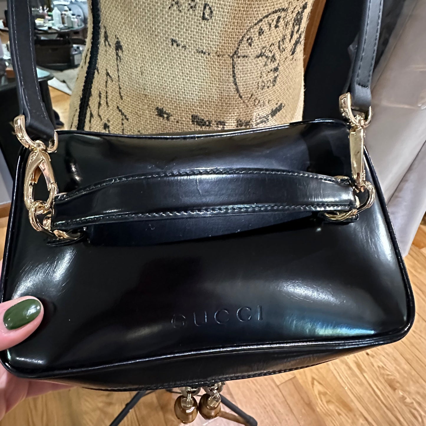 The Junco Crossbody/Clutch - Larger Orvis bags Gucci Bamboo Cosmetic Bag in Black Leather