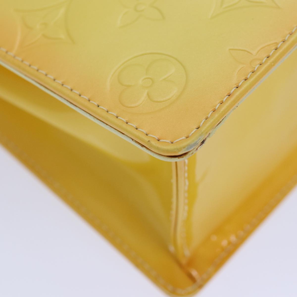 Louis Vuitton Spring Street Yellow Patent Leather Handbag