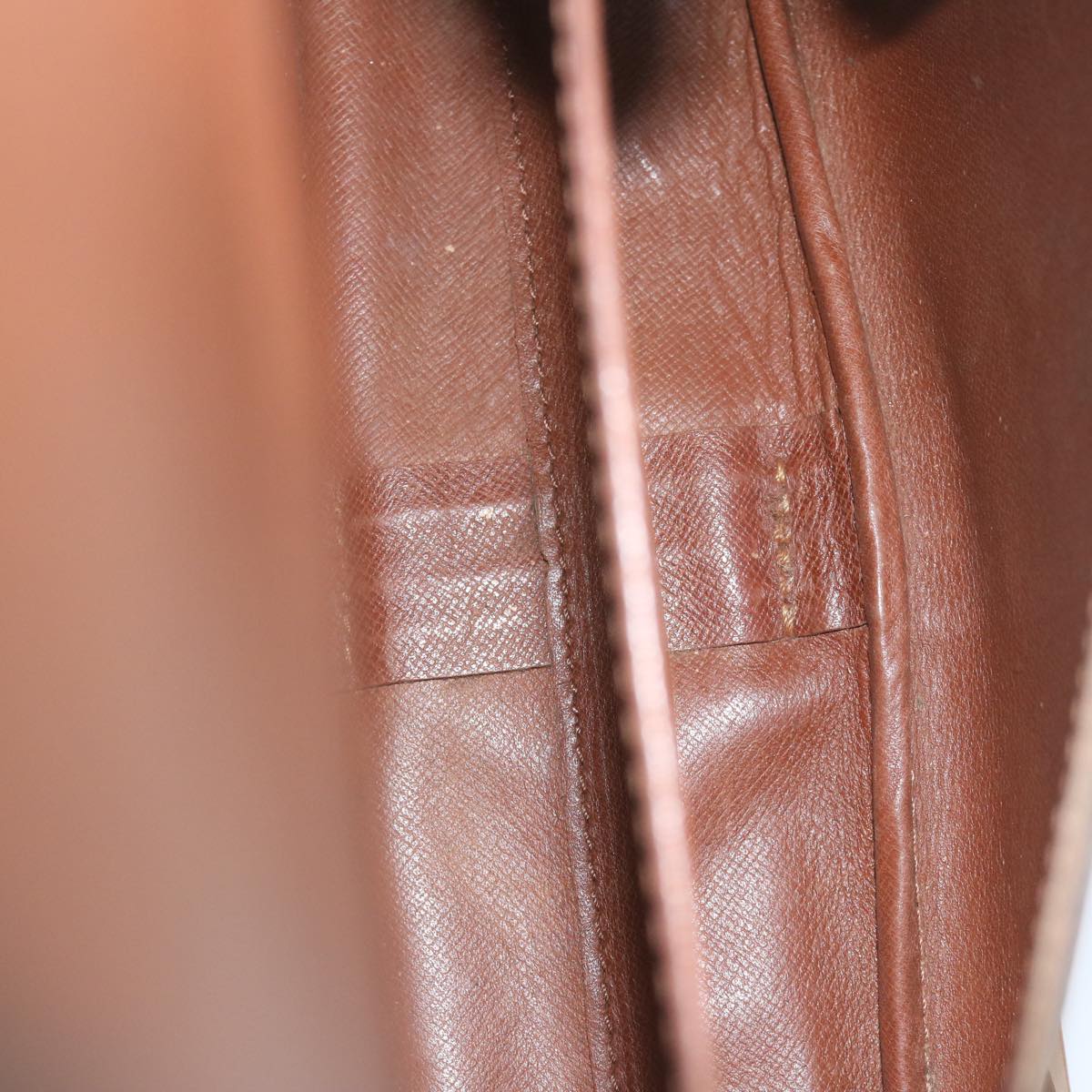 Louis Vuitton Cartouchière Brown Canvas Shoulder Bag