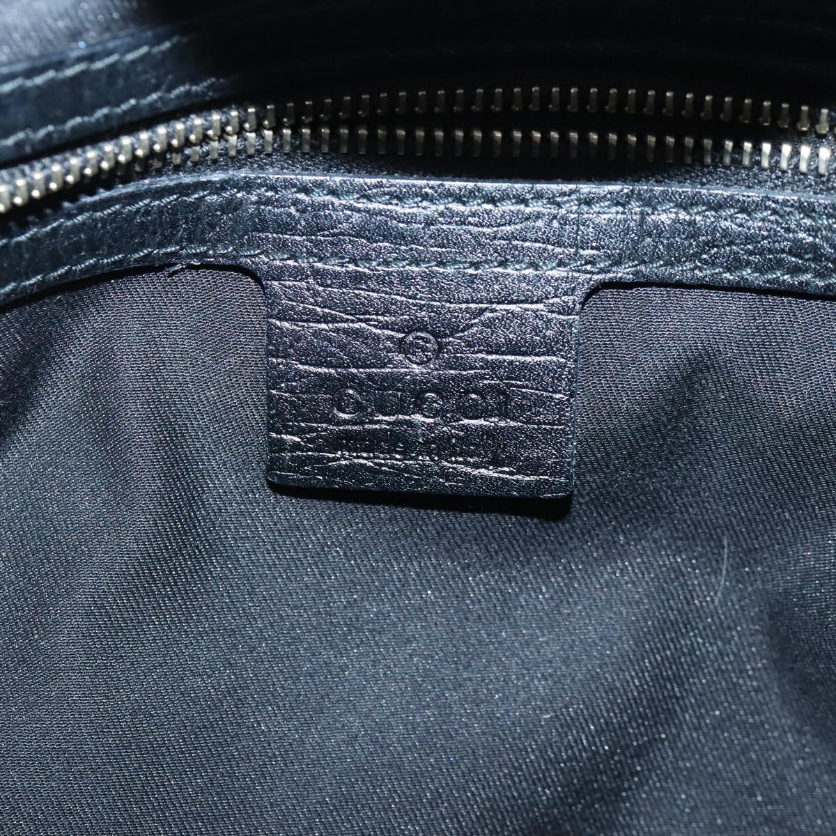 Gucci Sherry Black Canvas Shoulder Bag