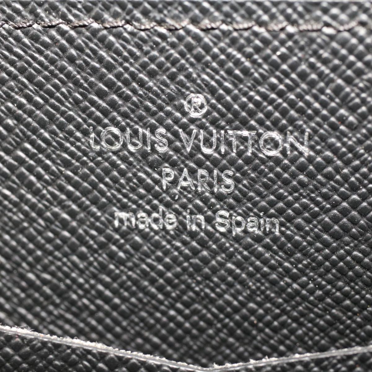 Louis Vuitton Zippy Xl Black Canvas Wallet