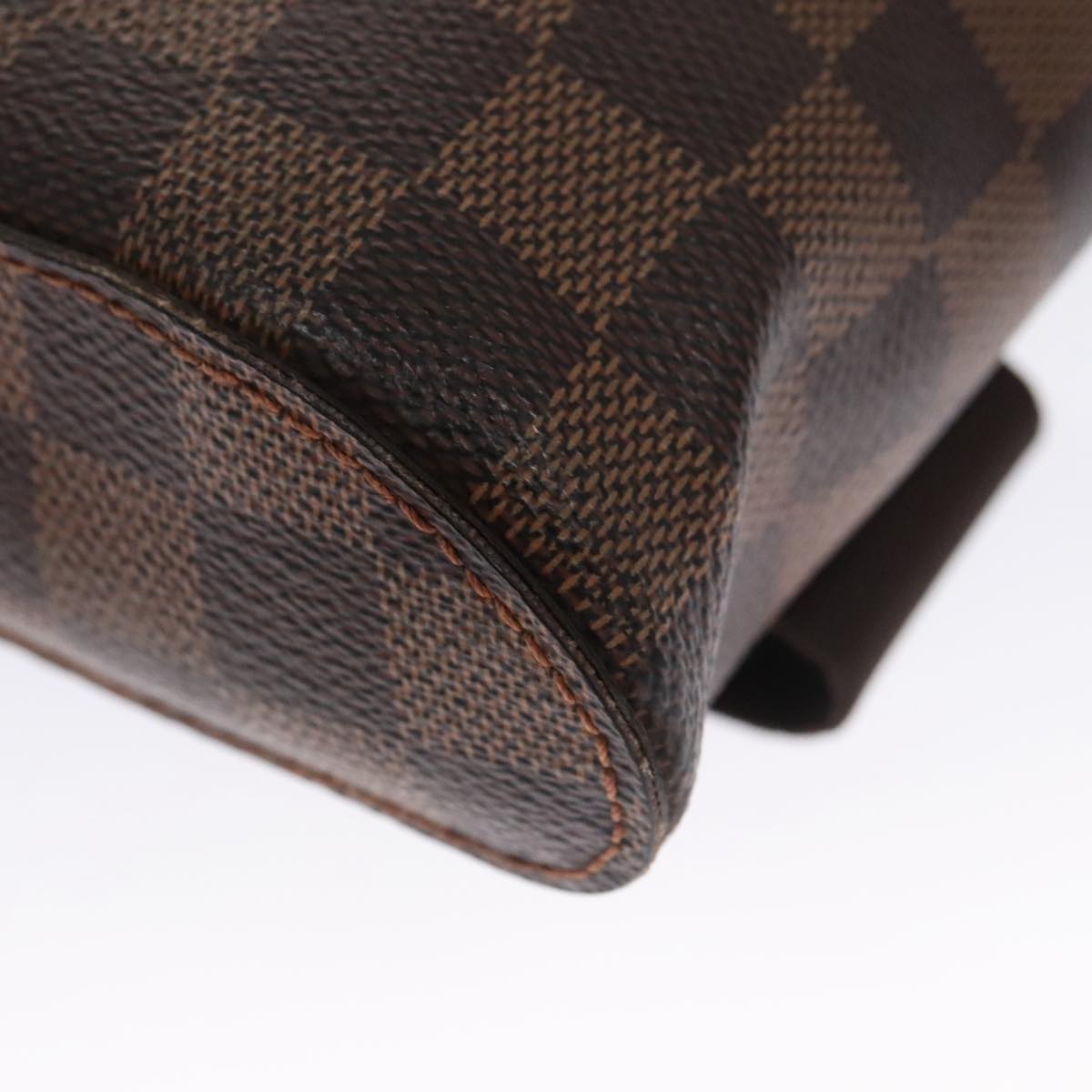 Louis Vuitton Geronimos Brown Canvas Shoulder Bag