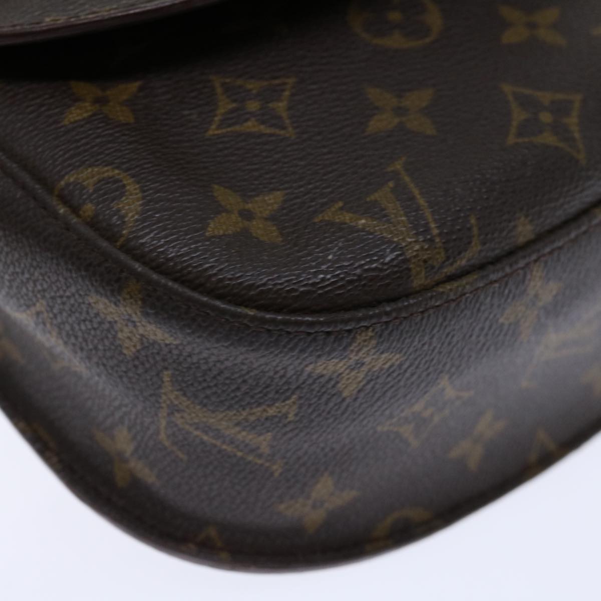Louis Vuitton Saint Cloud Brown Canvas Shoulder Bag