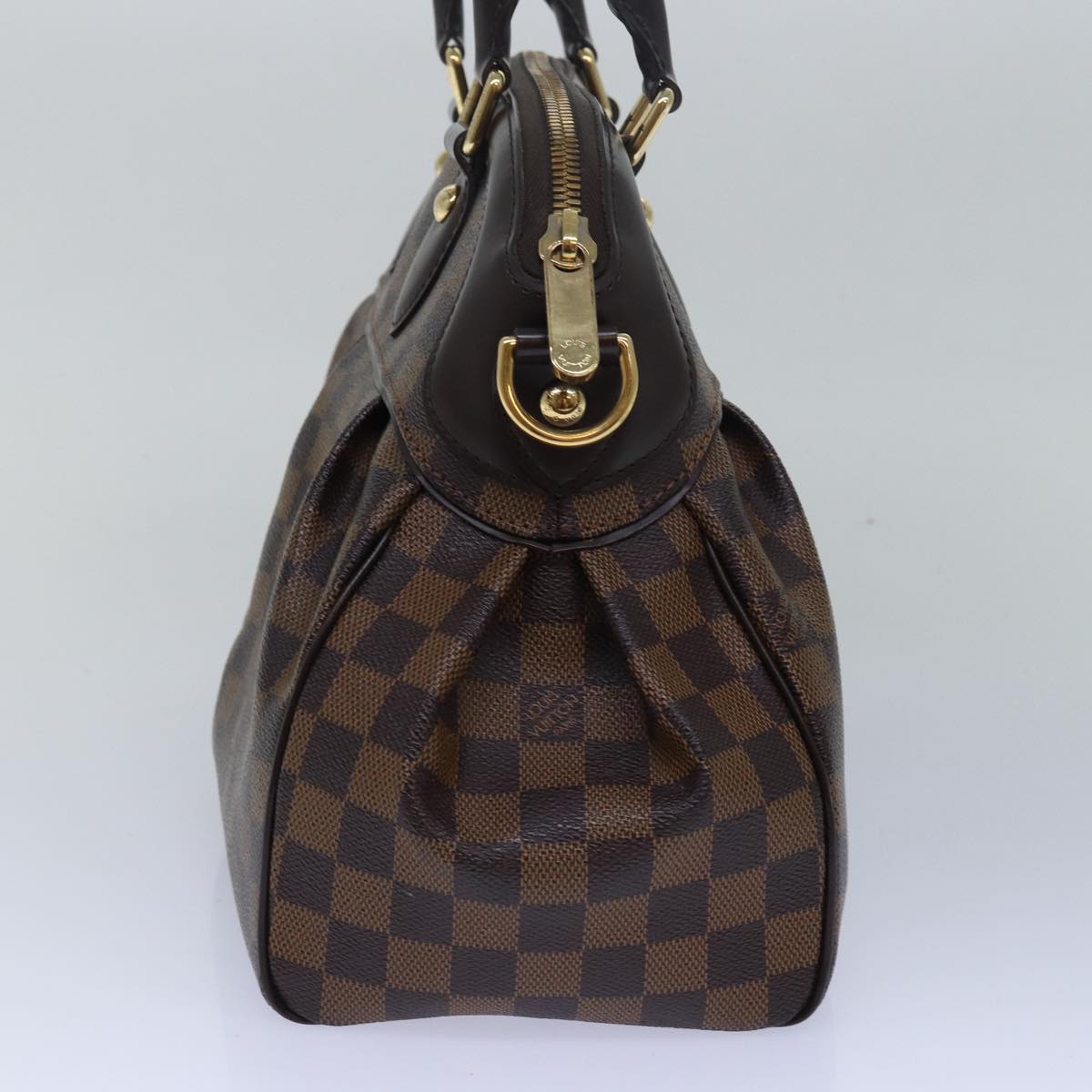 Louis Vuitton Trevi Brown Canvas Handbag