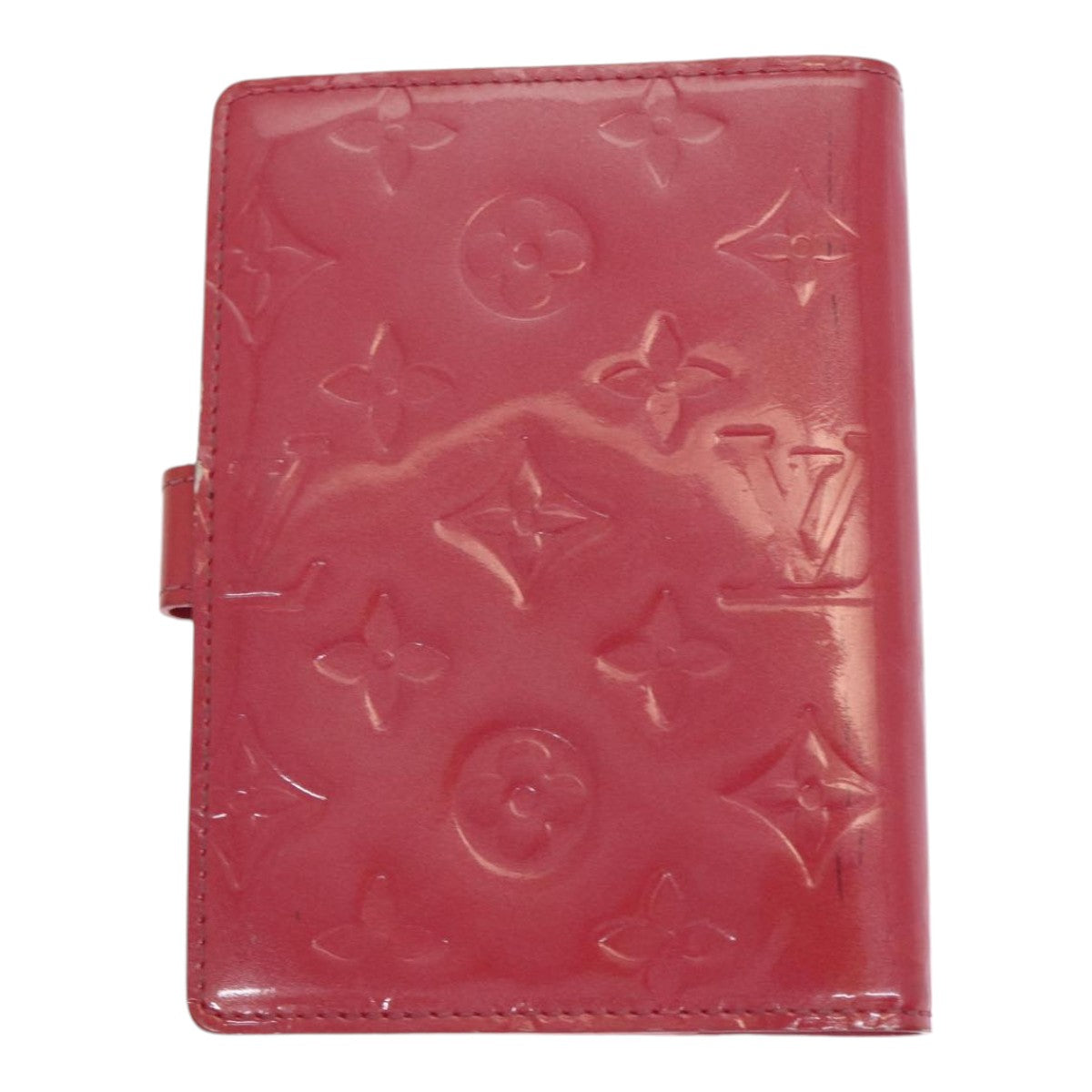 Louis Vuitton Agenda Pm Purple Patent Leather Wallet