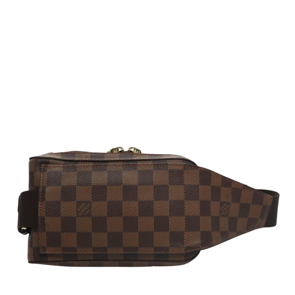 Louis Vuitton Geronimos Brown Canvas Shoulder Bag