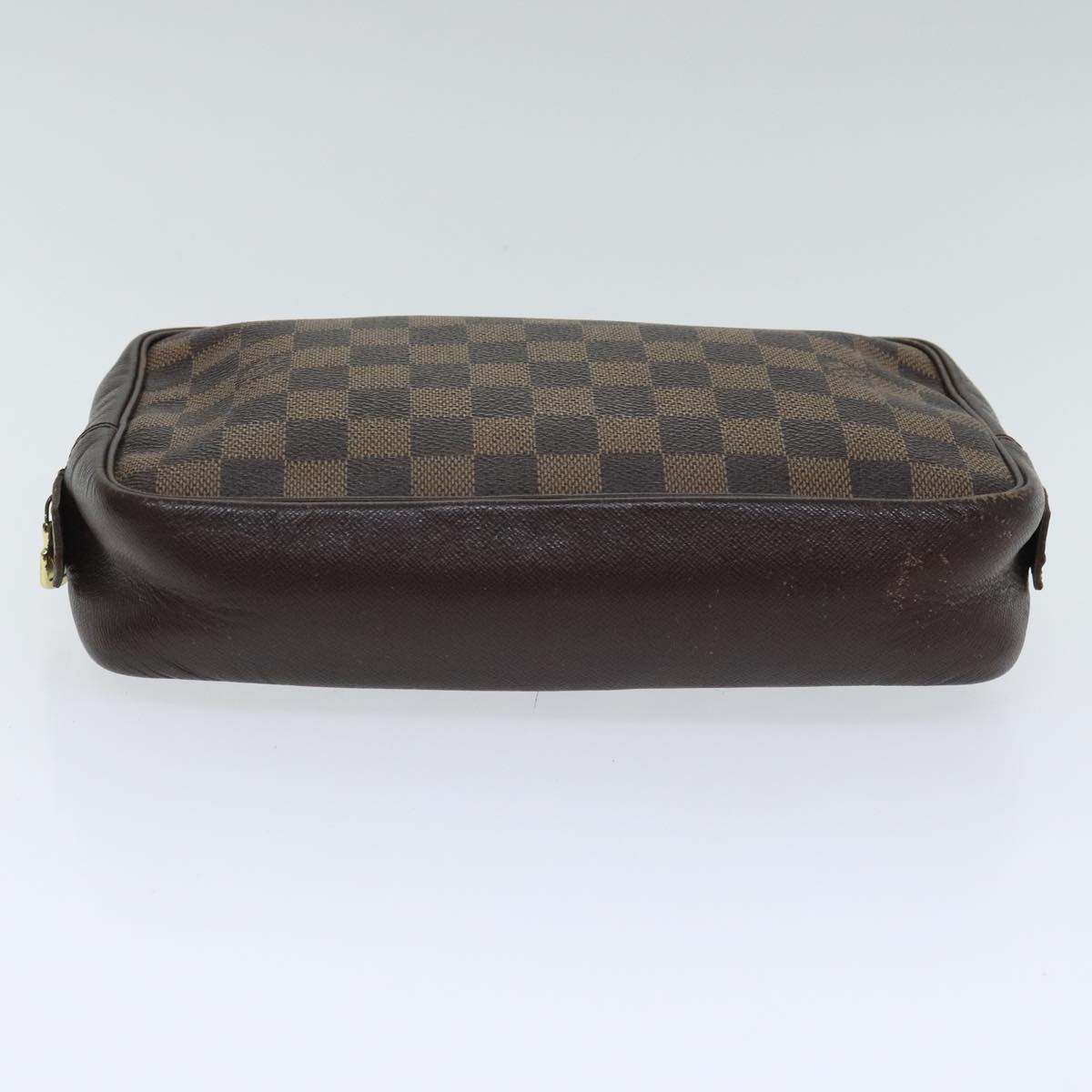 Louis Vuitton Trousse Toilette 28 Brown Canvas Clutch Bag