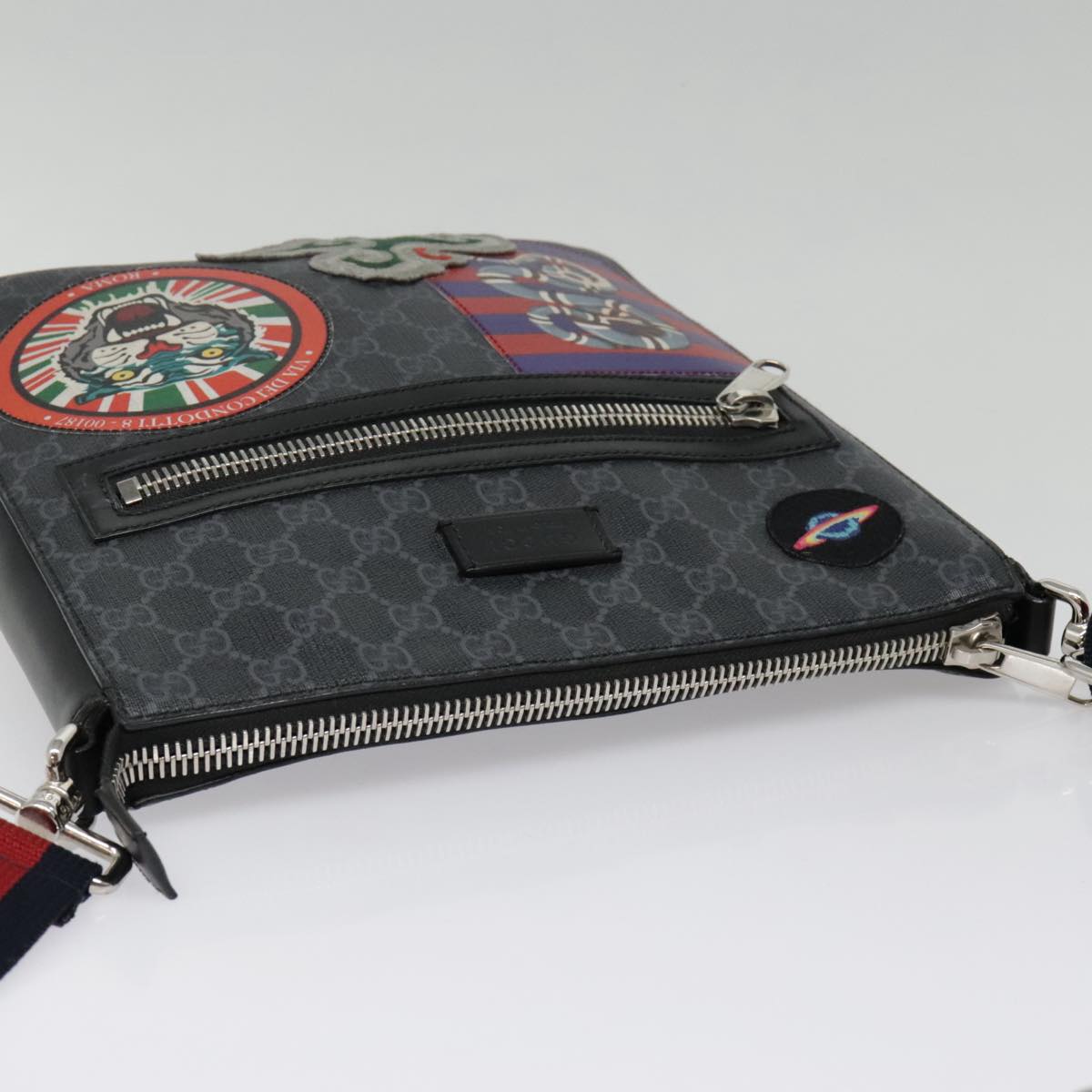 Gucci Jackie Black Canvas Shoulder Bag