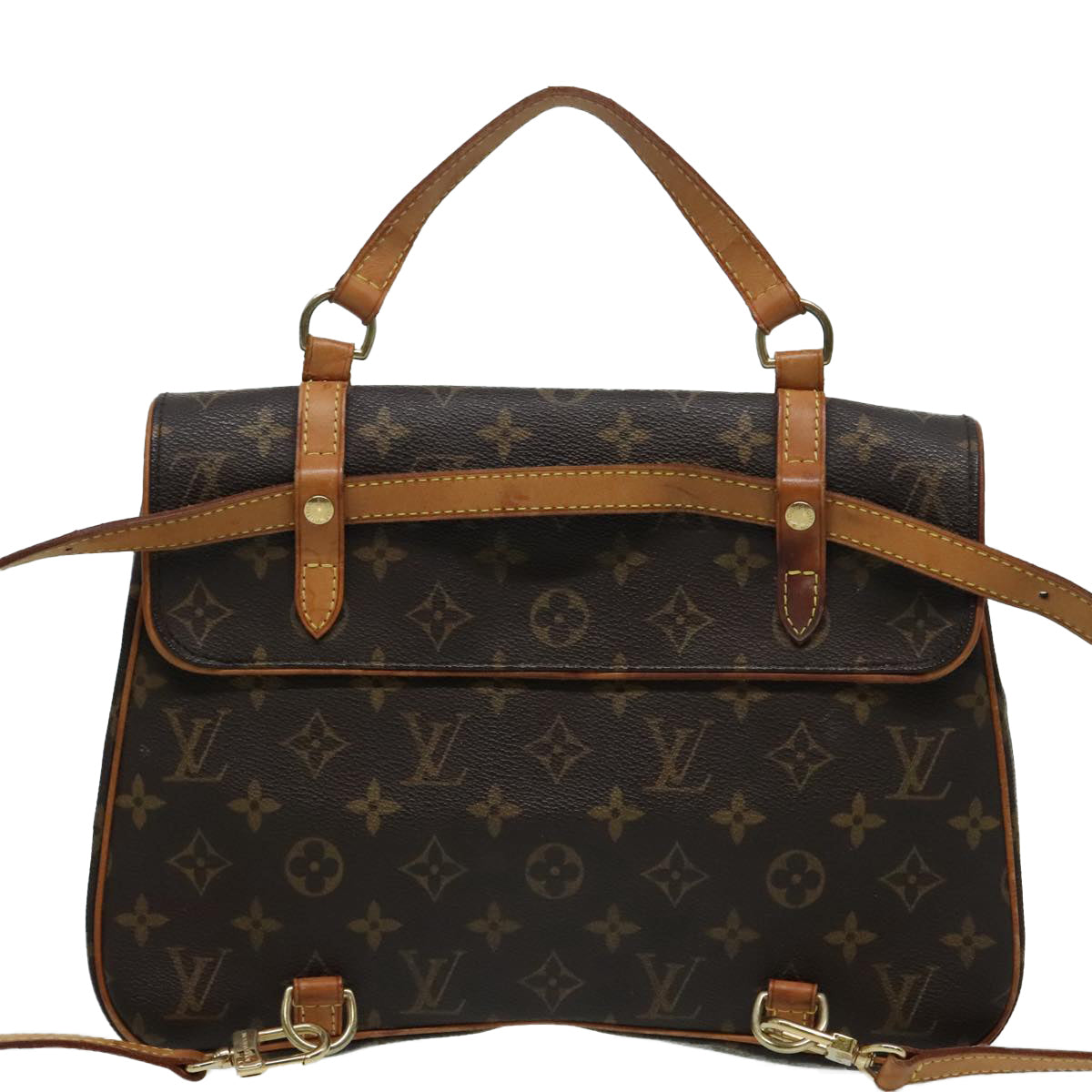 Louis Vuitton Marelle Brown Canvas Backpack Bag